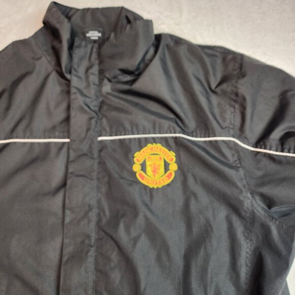 Manchester United FC Soccer Football Windbreaker Jacket Mens XL - Picture 5 of 9